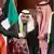 Heiko Maas in Kuwait - Bundesaußenminister, wird von Sabah Al-Khalid Al-Sabah, Außenminister des Staates Kuwait, begrüßt