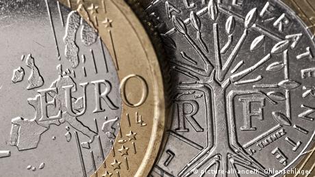 Moneda de euro francesa.