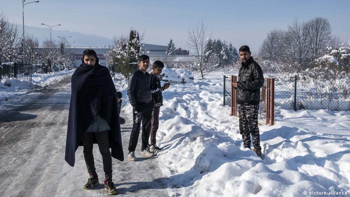 Migranten in Bosnien an der Grenze zu Kroatien