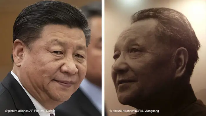 Kombobild Xi Jinping und Deng Xiao Ping