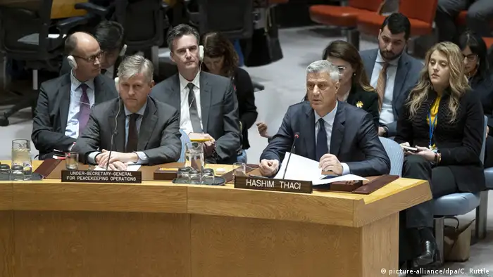 Treffen UN-Sicherheitsrat | Präsident des Kosovo Hashim Thaci