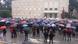 Studenten protestieren in Tirana Albanien Studenten protestieren in Tirana Albanien