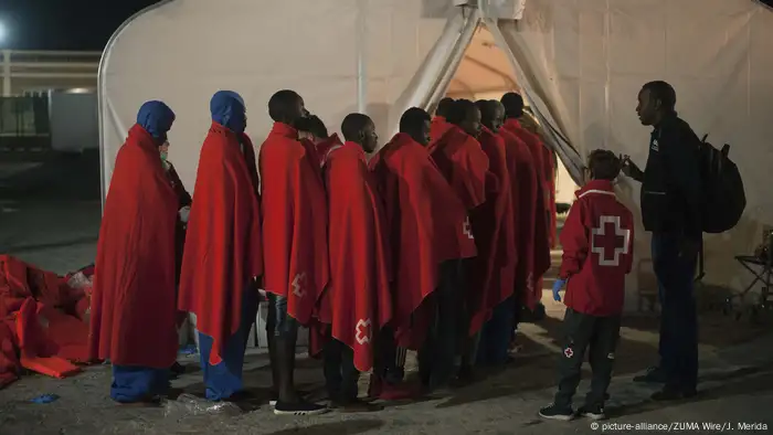 Migranten in Spanien (picture-alliance/ZUMA Wire/J. Merida)