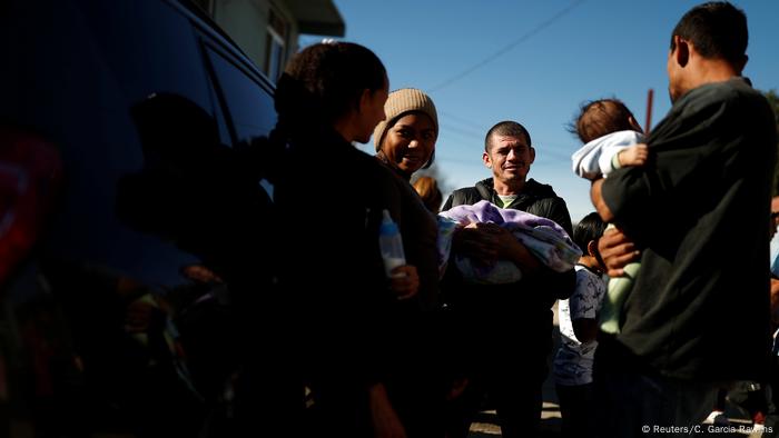 Mexiko Migrantin Erly Marcial, Geburt eines Babys während der Flucht (Reuters/C. Garcia Rawlins)