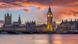 London sunset in westmister London sunset in westmister