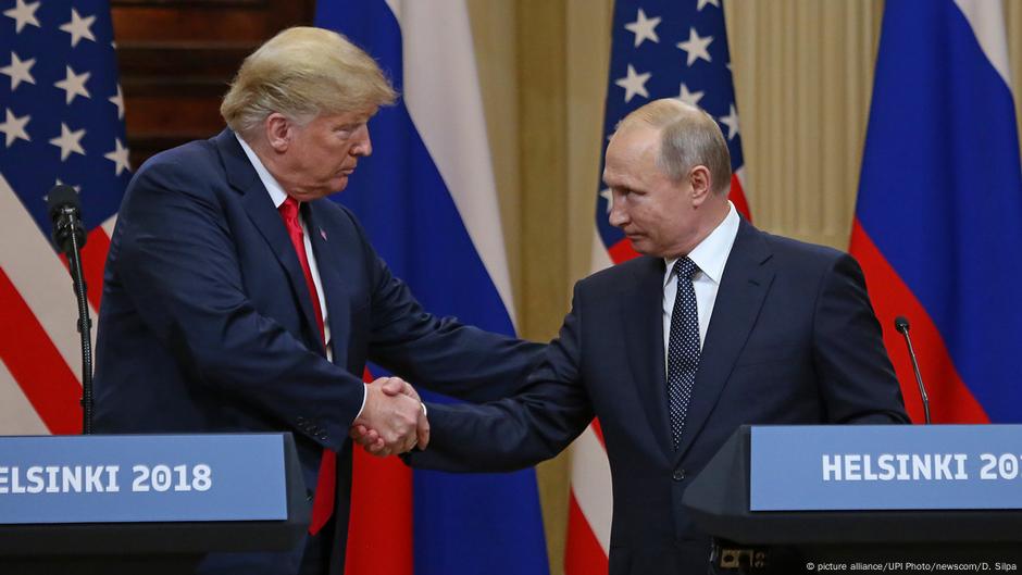 Donald Tramp i Vladimir Putin, 2018.