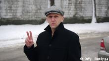 Taras Stelmaschenko uploaden. Er war im Fall Babchenko ein Verdächtiger, aber heute wurde er freigelassen. Fotograf: Korrespondent I. Burdyga.
