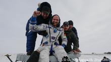 Deutscher Raumfahrer Alexander Gerst wieder auf der Erde
