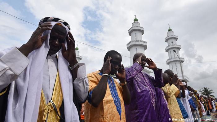 Muslims celebrating Ramadan in Ivory Coast