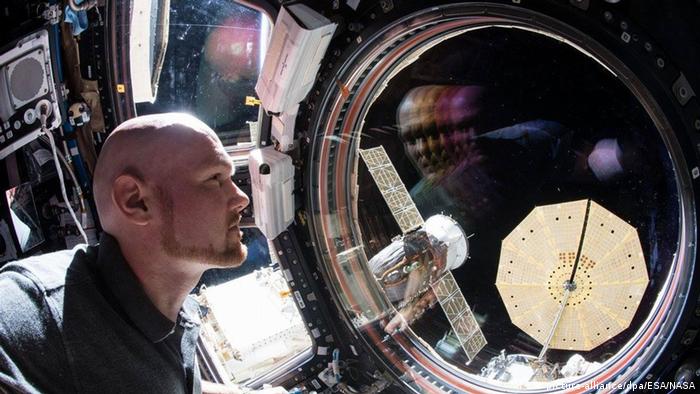 Alexander Gerst auf der ISS (picture-alliance/dpa/ESA/NASA)