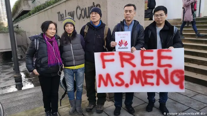 Kanada, Vancouver: Proteste zur Freilassung von Meng Wanzhou