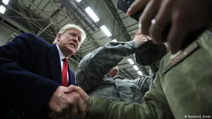 Trump besucht Ramstein Air Force Base