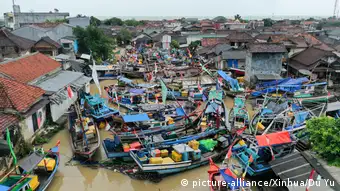 Indonesien Tsunami zerstörte Fischerboote