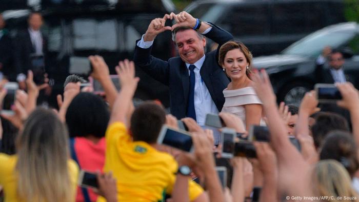 Jair Bolsonaro após posse como presidente