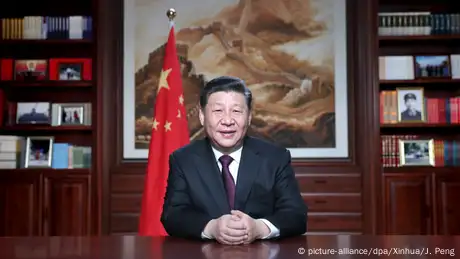 Neujahrsansprache von Xi Jinping (picture-alliance/dpa/Xinhua/J. Peng)