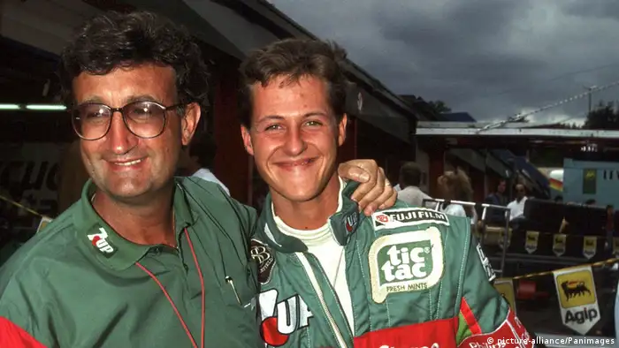 Michael Schumachers debuta en la Fórmula 1 (picture-alliance/Panimages)