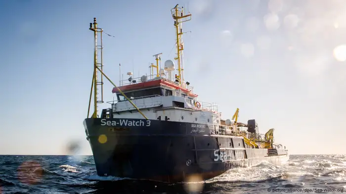 Mittelmeer Rettungsaktion von Sea-Watch