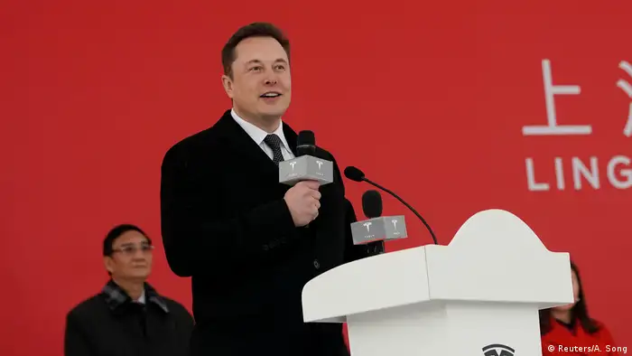 China - Tesla CEO Elon Musk eröffnet Fabrikaubau in Shanghai