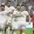 ملی‌پوشان فوتبال ایران در پیراهن سفید