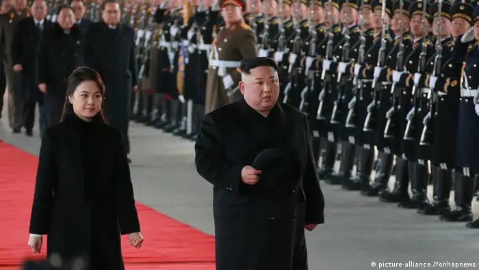 China: Kim Jong-Un besucht China (picture-alliance /Yonhapnews)