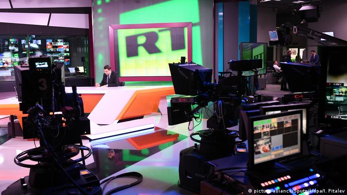 Russland l RT Fernsehstudio in Moskau