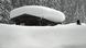 Cabana coberta de neve Cabana coberta de neve