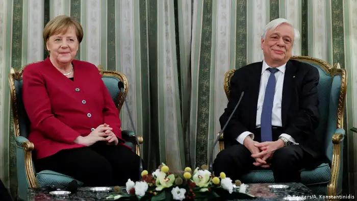 Griechenland, Athen: Staatsbesuch Angela Merkel und Prokopis Pavlopoulos