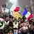 Frankreich, Paris: Gelbwestenproteste in der Nähe des Arc de Triomphe
