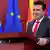 Mazedonien Skopje - Pressekonferenz: Premierminister Zoran Zaev