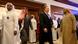 US Außenminister Mike Pompeo und Katars Außenminister Mohammed bin Abdulrahman Al-Thani in Doha US Außenminister Mike Pompeo und Katars Außenminister Mohammed bin Abdulrahman Al-Thani in Doha