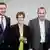 Politicians of Germany's CDU party: Armin Laschet, Paul Ziemiak, Annegret Kramp-Karrenbauer, Manfred Weber, and Angela Merkel (l. to r.)