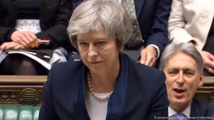 Primera ministra, Theresa May.