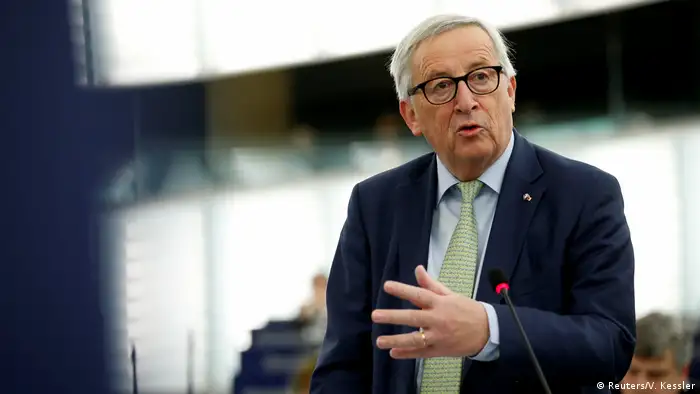 EU-Parlament in Straßburg | Jean-Claude Juncker, Präsident Europäische Kommission