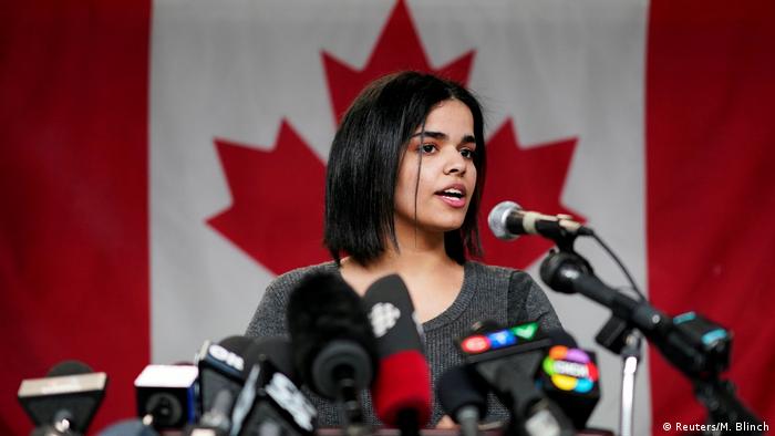 Kanada Rahaf Mohammed Alqunun PK in Toronto