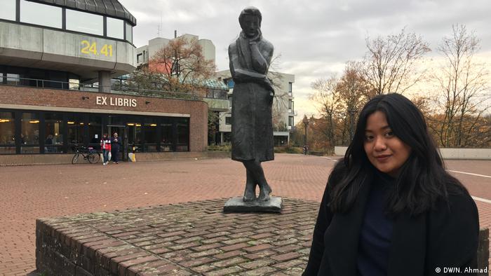Caesarianda Kusumawati indonesische Studentin in Düsseldorf (DW/N. Ahmad)