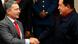 Gracias a Unasur, Álvaro Uribe (izq.) y Hugo Chávez, le rebajaron el tono a las agresiones verbales mutuas. Gracias a Unasur, Álvaro Uribe (izq.) y Hugo Chávez, le rebajaron el tono a las agresiones verbales mutuas.