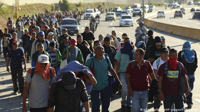 El Salvador neue Migranten-Karawane