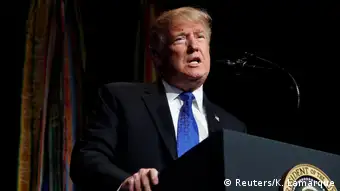 USA Arlington Präsident Trump Ankündigung zur Raketenabwehr