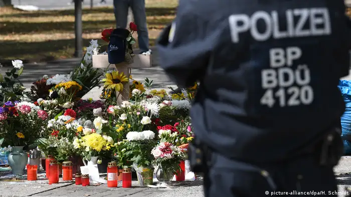Deutschland Gedenkort in Chemnitz nach Messerangriff