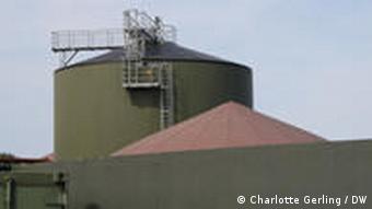 Biogasanlage (Foto: DW/Charlotte Gerling)