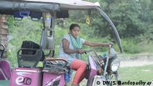 বসিরহাটের একমাত্র নারী টোটো চালক