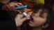 A Pakistani health worker administers polio vaccine drops to a child during a polio vaccination campaign in Lahore on December 11, 2018 A Pakistani health worker administers polio vaccine drops to a child during a polio vaccination campaign in Lahore on December 11, 2018
