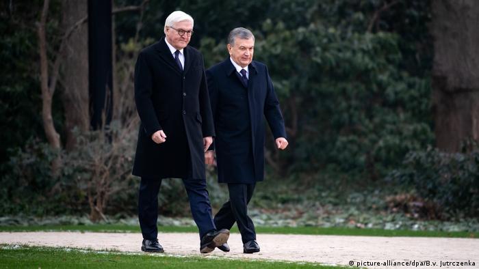Deutschland Berlin Frank-Walter Steinmeier & Schawkat Mirsijojew, Präsident Usbekistan