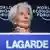 کریستین لاگارد، رئیس صندوق بین‌المللی پول، در آستانه مجمع اقتصاد جهانی در داووس 