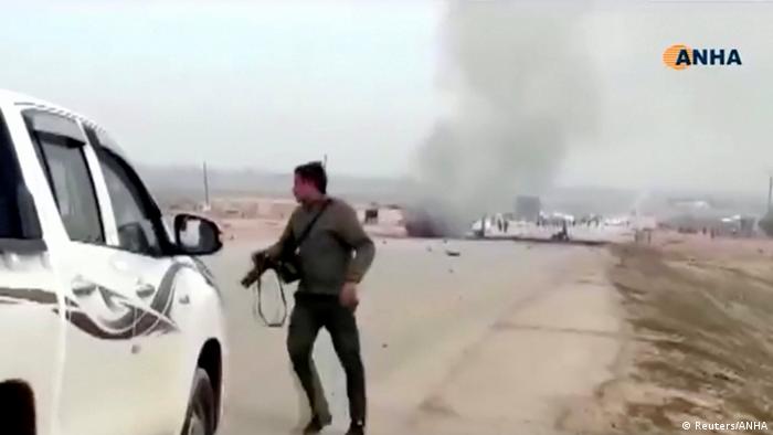 Syrien Anschlag auf den Checkpoint in Shadadi (Reuters/ANHA)