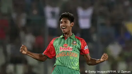 Bangladesch Kricketspieler Mustafizur Rahman (Getty Images/AFP/M. U. Zaman)