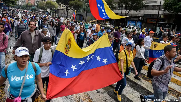 Venezuela Protestzug der Opposition