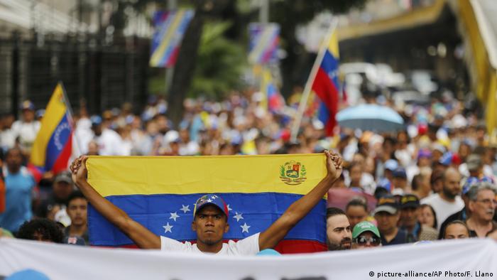 Venezuela Protestzug der Opposition
