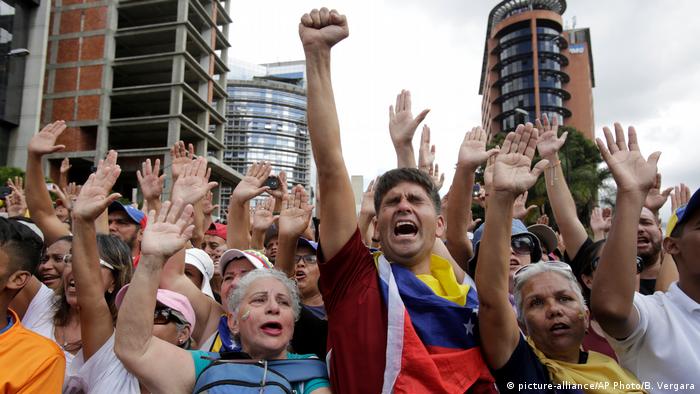 Protests in Caracas 