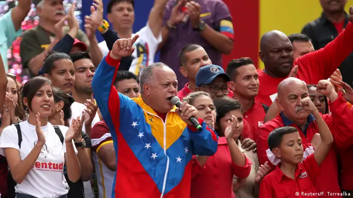 Bildergalerie Venezuela Proteste Diosdado Cabello